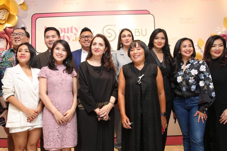 Suasana jumpa pers Beauty Party x Seibu di Seibu Grand Indonesia, Jakarta Pusat, Rabu (29/1/2019).