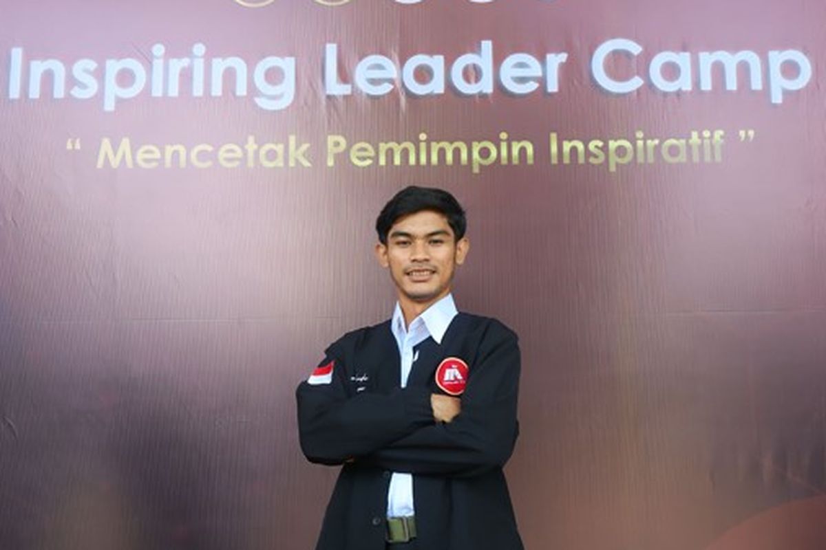 Mahasiswa Universitas Mulawarman (Unmul) Andi Sigalingging yang menjadi Duta Inspirasi Indonesia.