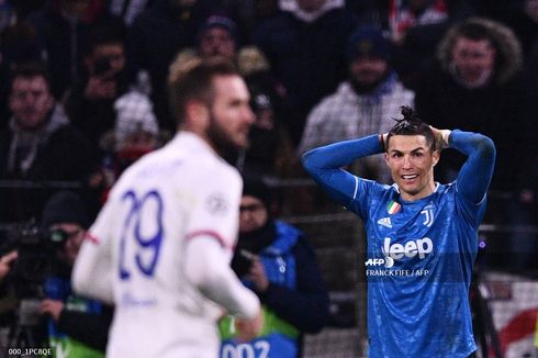 Hasil Liga Champions, Lyon Buat Cristiano Ronaldo Tak Bisa Cetak Gol 