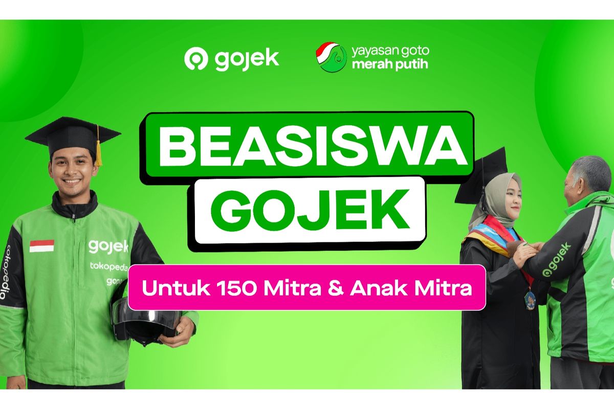 Beasiswa Gojek 2026 Dibuka, Tawarkan 150 Kuota Kuliah Gratis