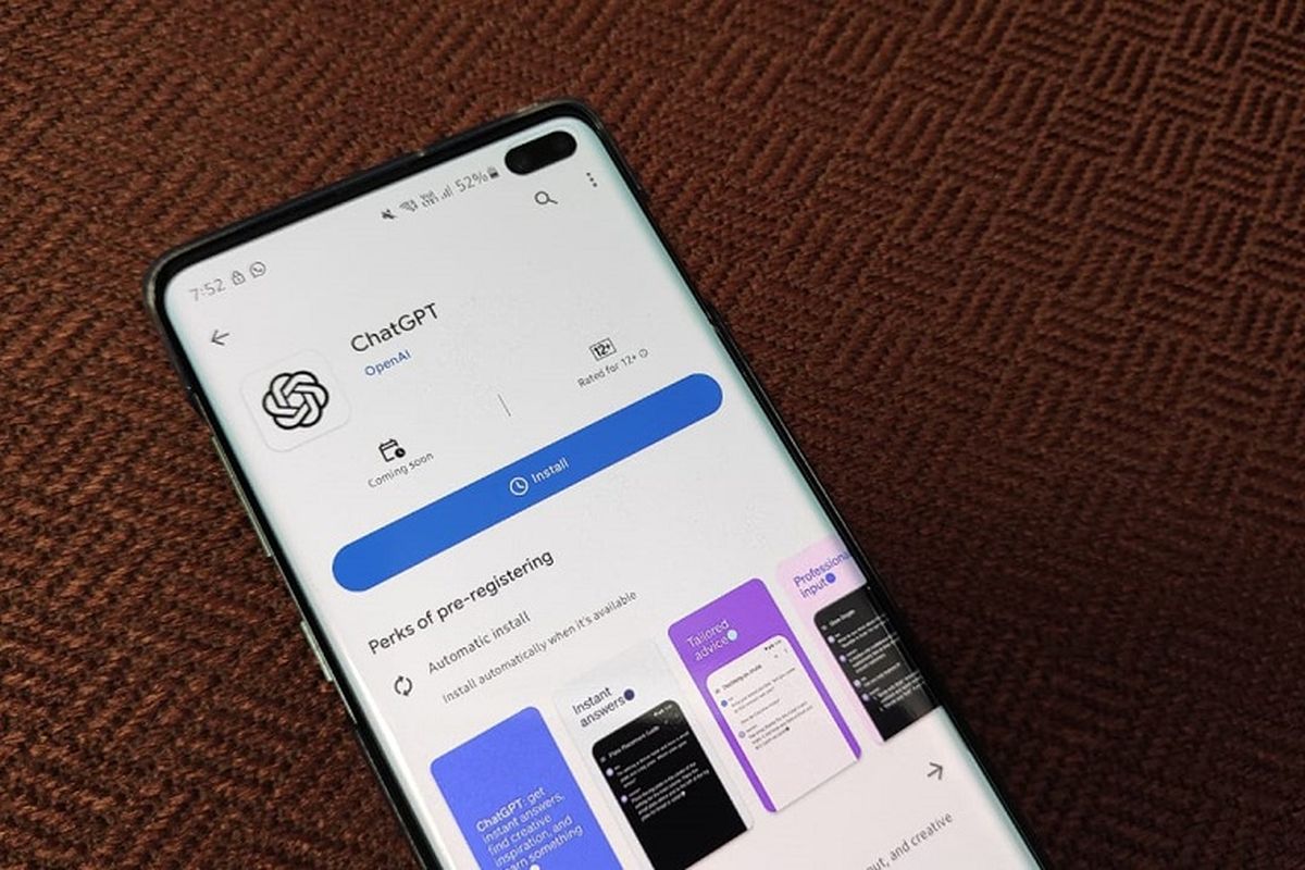 ChatGPT versi Android sudah muncul di Google Play Store
