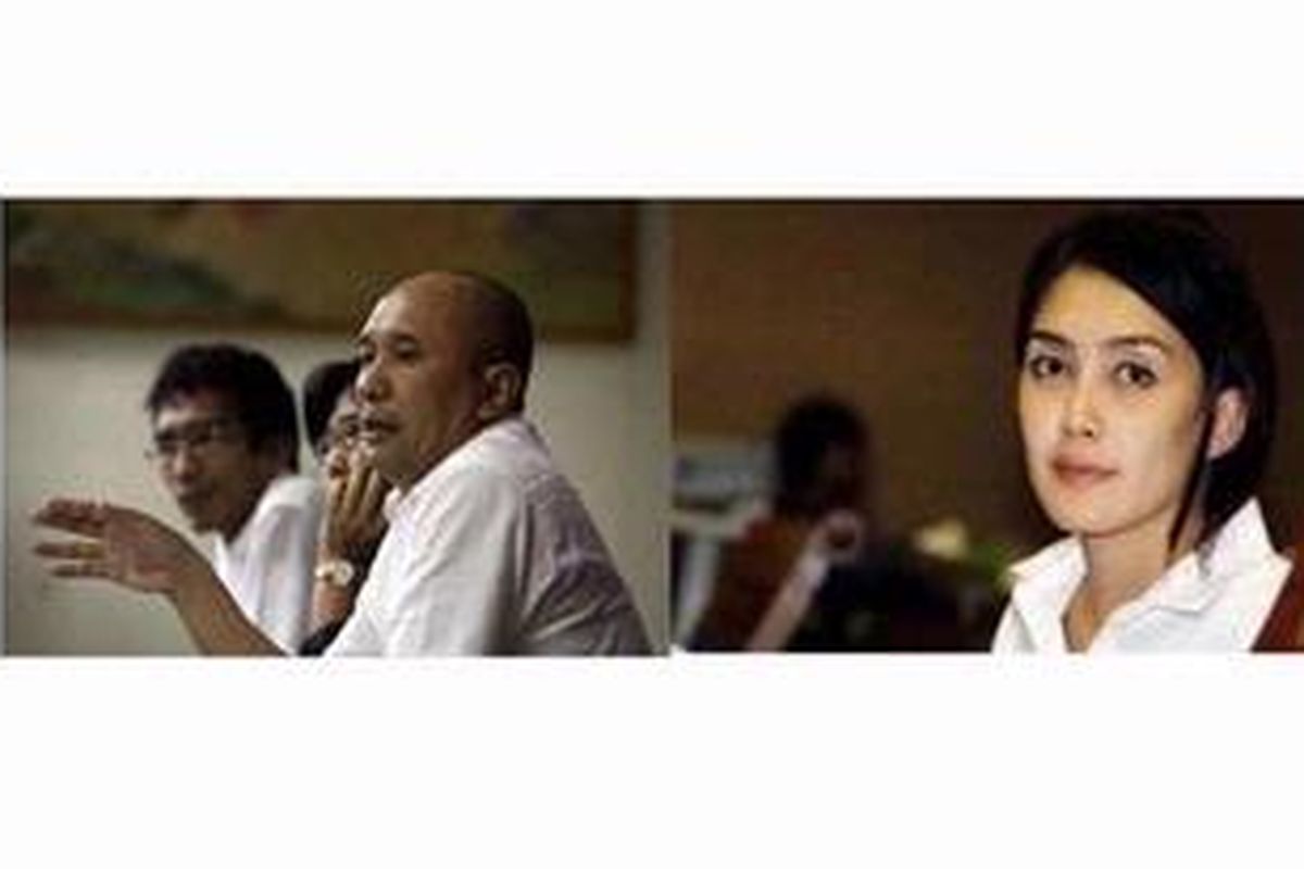 Teten Masduki (kiri) dan Rieke Dyah Pitaloka (kanan)