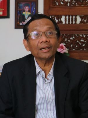 Mahfud MD, saat berbincang dengan Kompas.com, di kediamannya di Sleman, Yogyakarta, 18 Agustus 2018.
