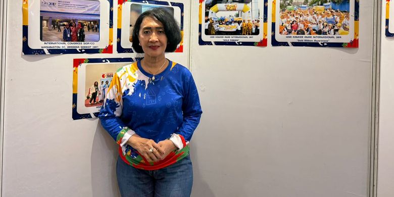 Ketua Yayasan Onkologi Anak Indonesia, Rahmi L. Adi Putra.