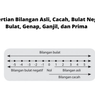 Pengertian Bilangan Asli, Cacah, Bulat Negatif, Bulat, Genap, Ganjil, dan Prima