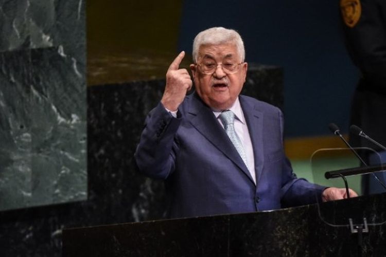 Presiden Palestina Mahmoud Abbas. 