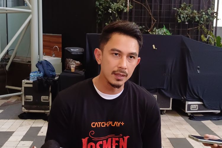 Aktor Fandy Christian ditemui di daerah Kebayoran Lama, Jakarta Selatan, Rabu (16/8/2023).