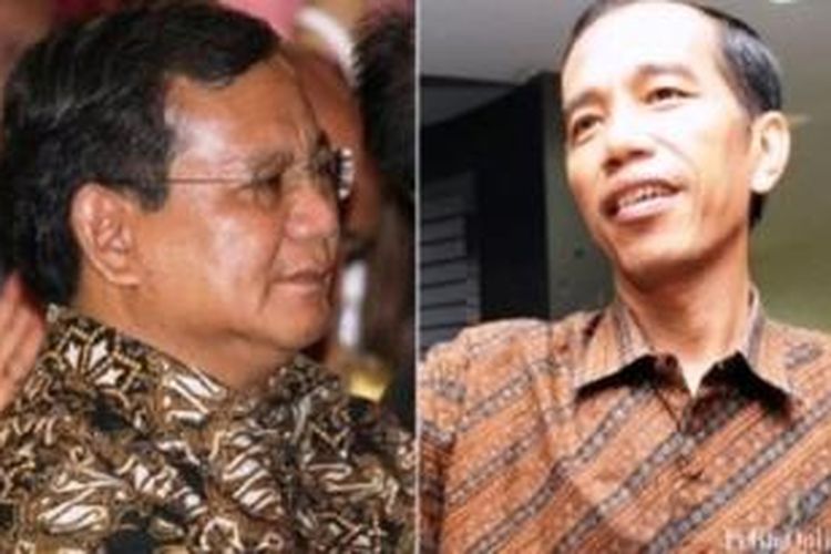 Prabowo dan Jokowi. 