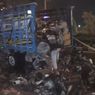 Truk Ekspedisi Muat Barang Elektronik Terbakar di Ngawi, Terdengar Ledakan Beberapa Kali