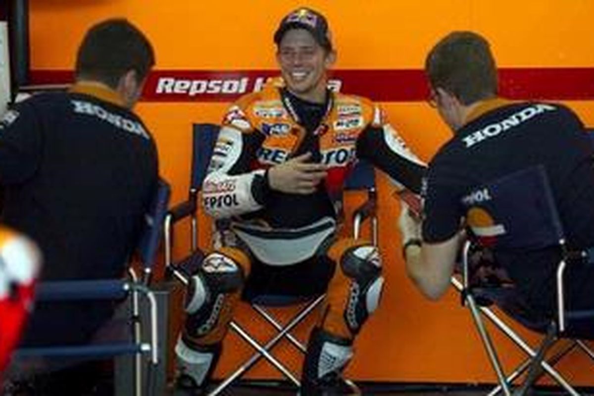 Pebalap Repsol Honda, Casey Stoner.