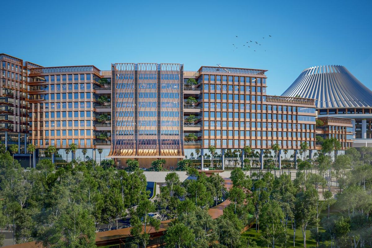 Kompleks apartemen untuk ASN DPR RI di Ibu Kota Nusantara (IKN)