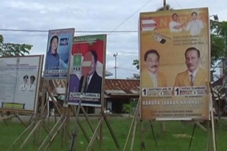 Ilustrasi baliho caleg