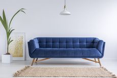8 Warna Bantal yang Cocok Dikombinasikan dengan Sofa Biru