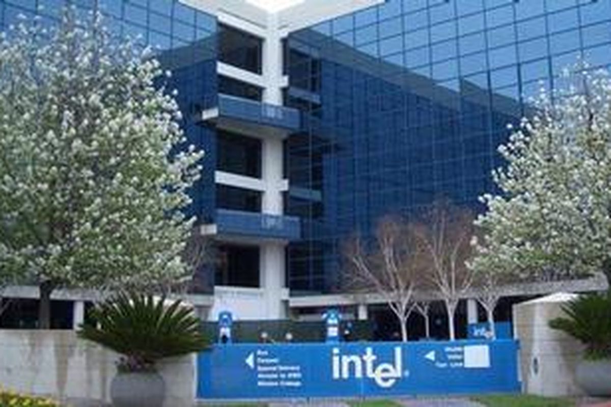 Kantor Pusat Intel Corporation di Santa Clara, California, Amerika Serikat.