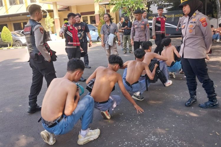 20 Pelajar di Bogor Ditangkap Saat Mau Tawuran, Kerap Adang Murid Sekolah Lain 