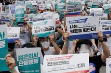 Demo Dokter Magang di Korea Selatan, Sejumlah Operasi Pasien Ditunda