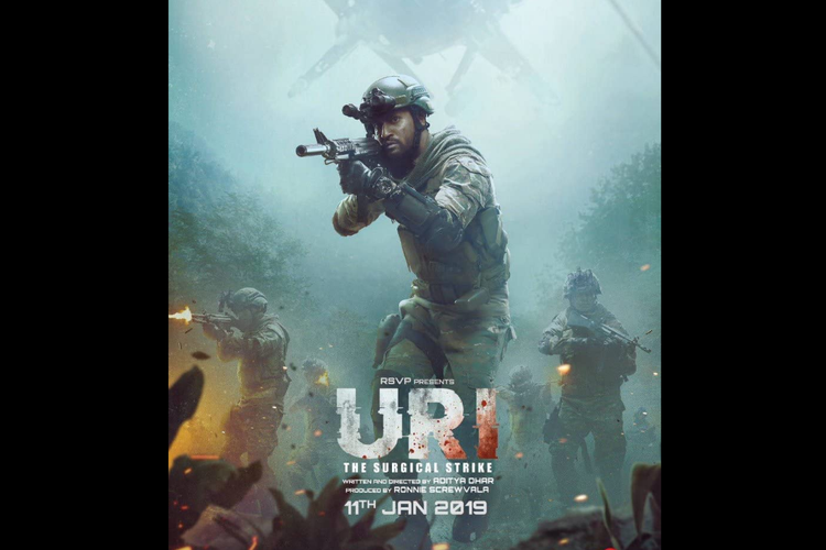 Poster film Uri: Surgical Strike.