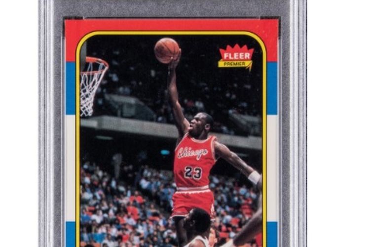 1986 Fleer #57 Michael Jordan Rookie Card