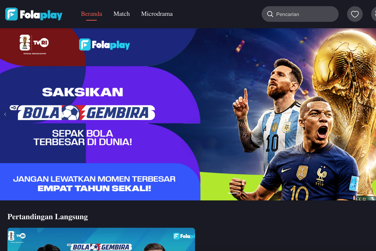 FolaPlay Gandeng GoPay, Akses Nonton Piala Dunia Jadi Terjangkau