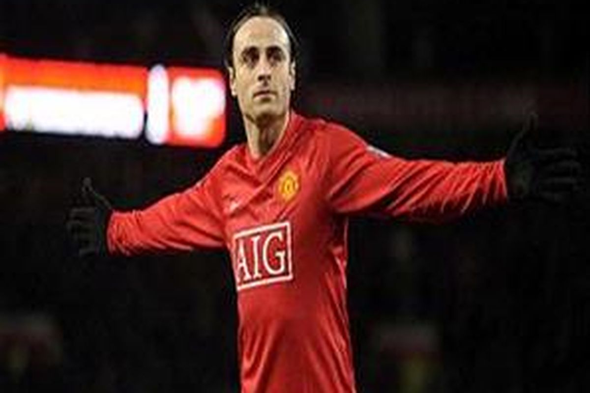 Penyerang Manchester United, Dimitar Berbatov.