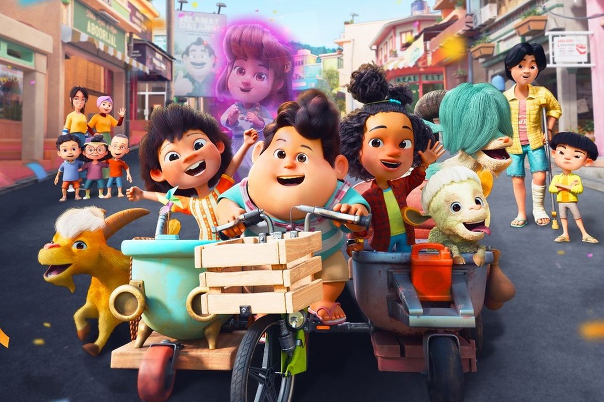 Poster film Jumbo. Lirik lagu Selalu Ada di Nadimu yang dinyanyikan Prince Poetiray dan Quinn Salman dalam film Jumbo, lengkap dengan chord, makna, dan fakta uniknya.