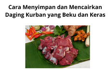 Cara Menyimpan dan Mencairkan Daging Kurban yang Beku dan Keras