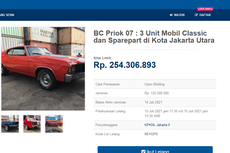 Bea Cukai Lelang 3 Mobil Klasik, Harga Mulai Rp 254,3 Juta