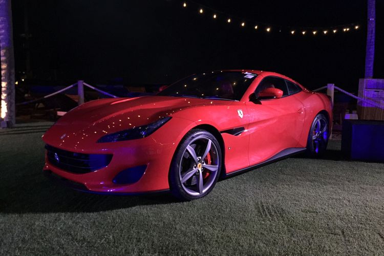 Ferrari Portofino yang diluncurkan Prestige di Bali.