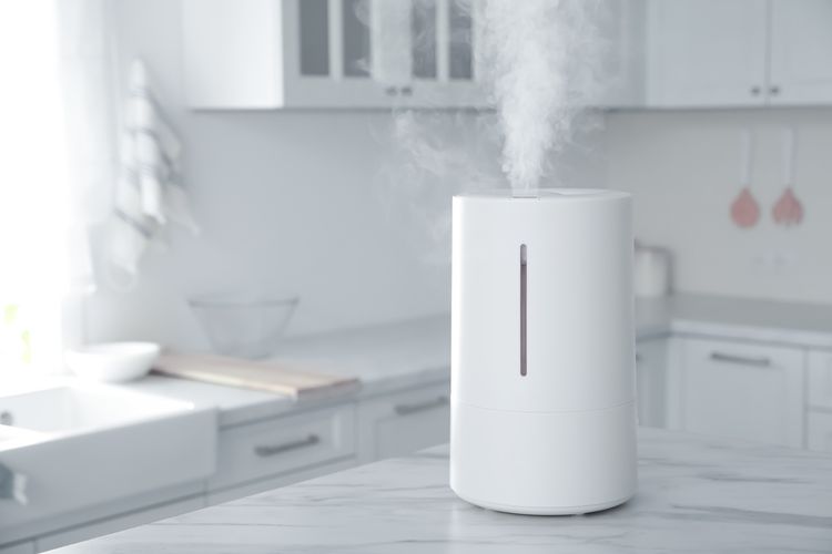 Ilustrasi air purifier untuk dapur. 