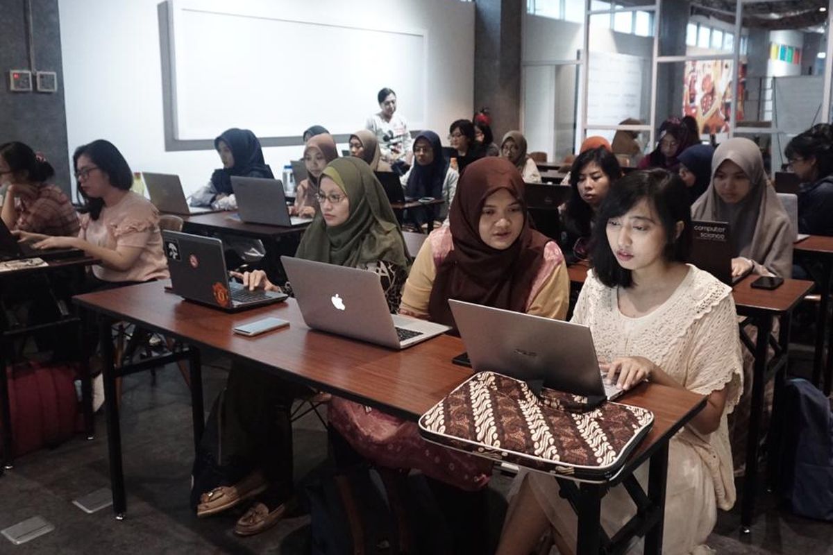 Acara She Loves Data x DQLab yang diadakan di Cikini Jakarta Pusat pada 18 Januari 2020