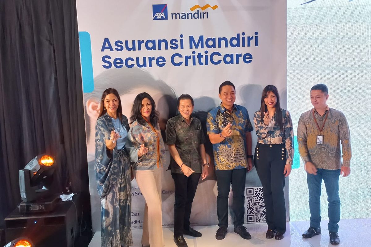 Peluncuran produk Asuransi Mandiri Secure CritiCare oleh AXA Mandiri, Senin (27/2/2023).