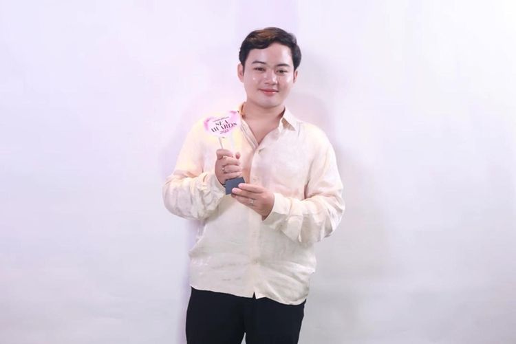 Hasan Abdurrahman Latief pada ajang Lazada Affiliates Southeast Asia Awards 2025 di Bangkok, Thailand. 