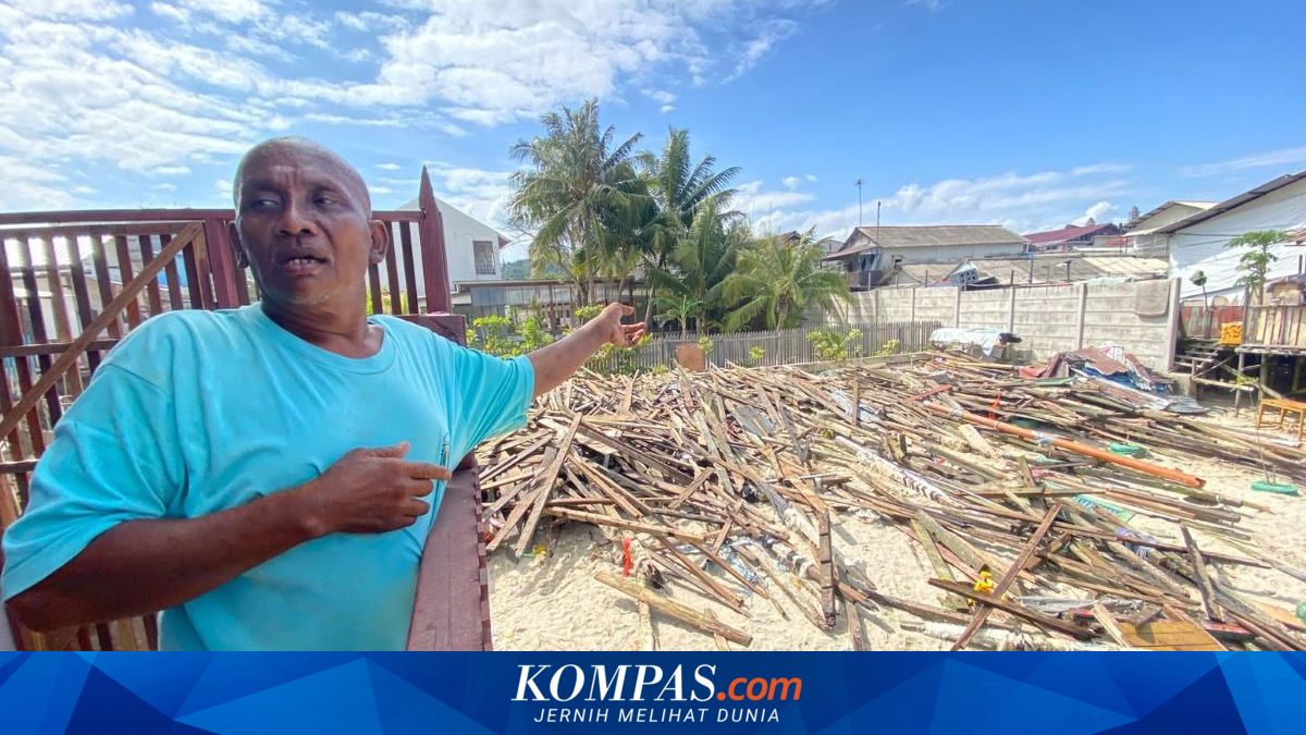 Tiga Rumah di Balikpapan Ambruk Diterjang Ombak, Bayi 4 Bulan Lolos dari Maut
