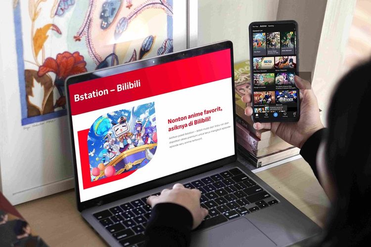 Paket bundling Telkomsel x Bilibili