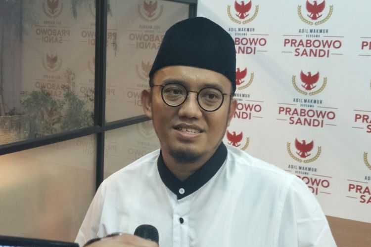 Koordinator Juru Bicara pasangan Prabowo Subianto-Sandiaga Uno, Dahnil Anzar Simanjuntak.