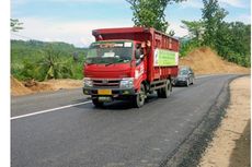 Jalan Ciregol Brebes Sudah Bisa Dilintasi Kembali