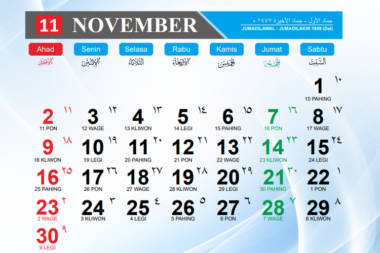 1 November Hari Apa? Cek 2 Hari Penting di Tanggal Ini