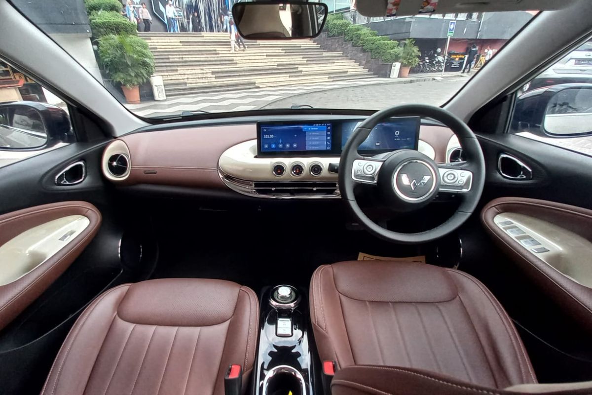 Desain interior Wuling Binguo EV