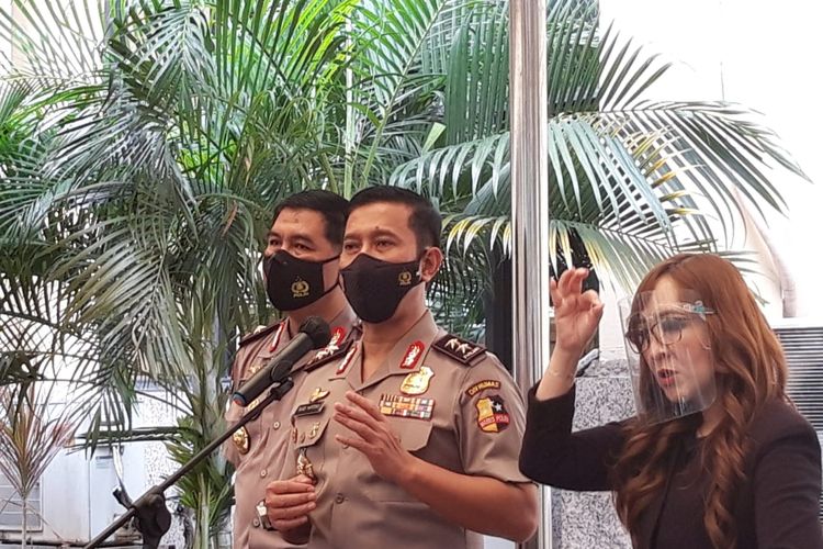 Kepala Biro Penerangan Masyarakat Divisi Humas Polri Irjen Pol Rusdi Hartono di Mabes Polri, Jakarta, Rabu (29/12/2021).