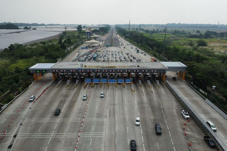 Ilustrasi Jalan tol terapkan contra flow