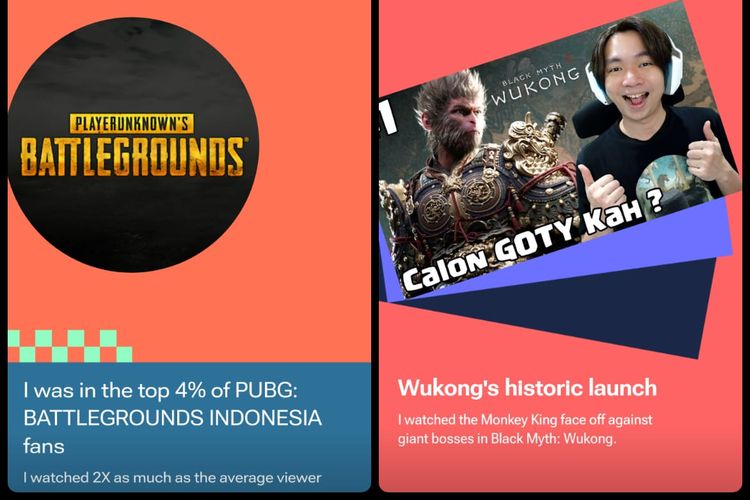 YouTube Gaming Recap 2024 juga memperlihatkan statistik perbandingan dengan pengguna lain yang menyaksikan konten serupa. 