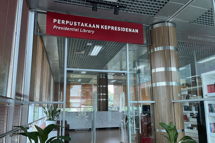 Perpustakaan Kepresidenan di Museum Kepresidenan RI Balai Kirti, Bogor, Rabu (18/10/2023).