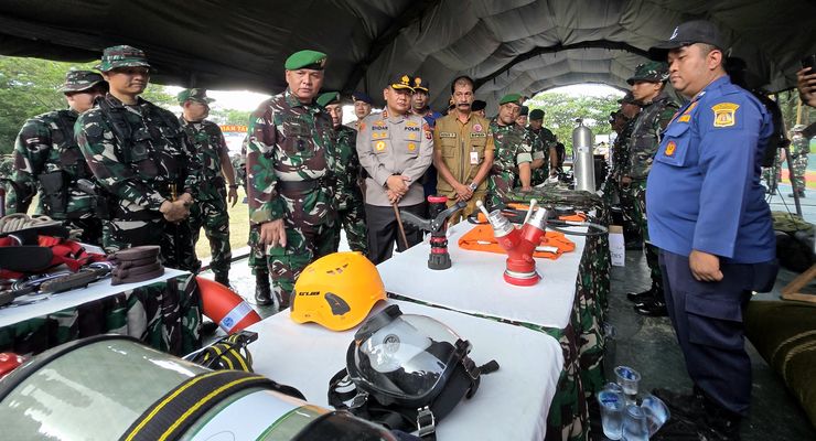 Kodam Mulawarman Siapkan 600 Personel Pasukan Reaksi Cepat Tanggulangi Bencana