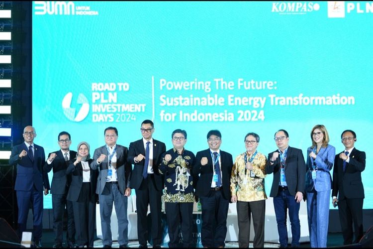 Harian Kompas dan PLN menggelar diskusi Road to PLN Investment Days 2024 bertema ?Powering the Future: Sustainable Energy Transformation for Indonesia 2024? di Hotel Mulia Jakarta, Rabu (6/3/2024). 