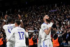 Real Madrid Vs Chelsea, Gol Tandukan Antar Benzema Bikin Sejarah di Liga Champions