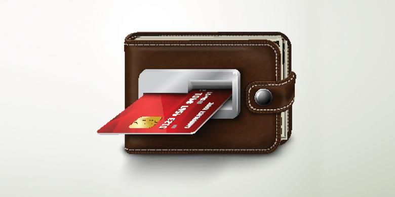 Ilustrasi dompet digital