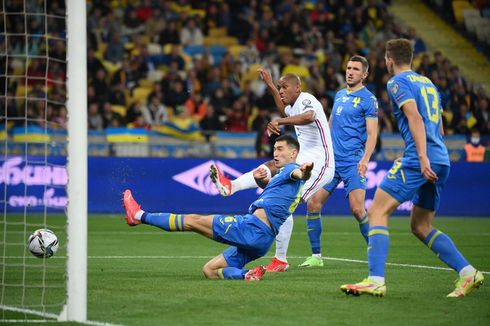 Hasil Ukraina Vs Perancis, Les Bleus Tertahan di Markas Lawan