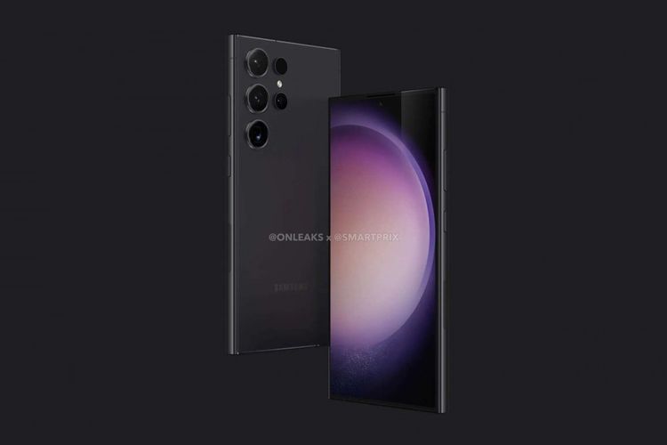 Bocoran tampang Galaxy S24 Ultra yang konon bakal meluncur 18 Januari 2024.