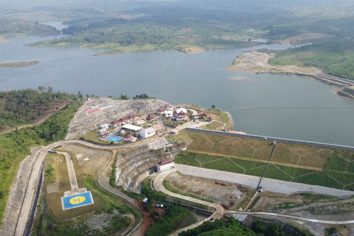 Bendungan Randugunting di Blora, Jawa Tengah.