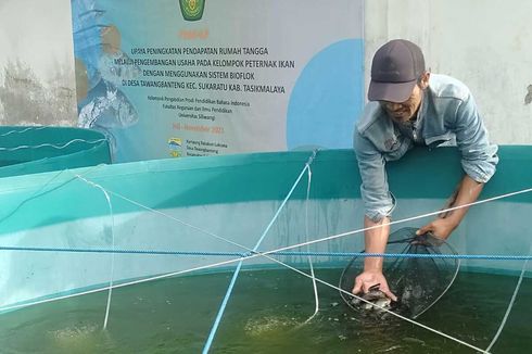 Dosen di Tasikmalaya Kembangkan Bioflok, Teknik Ternak Ikan untuk Usaha Keluarga 